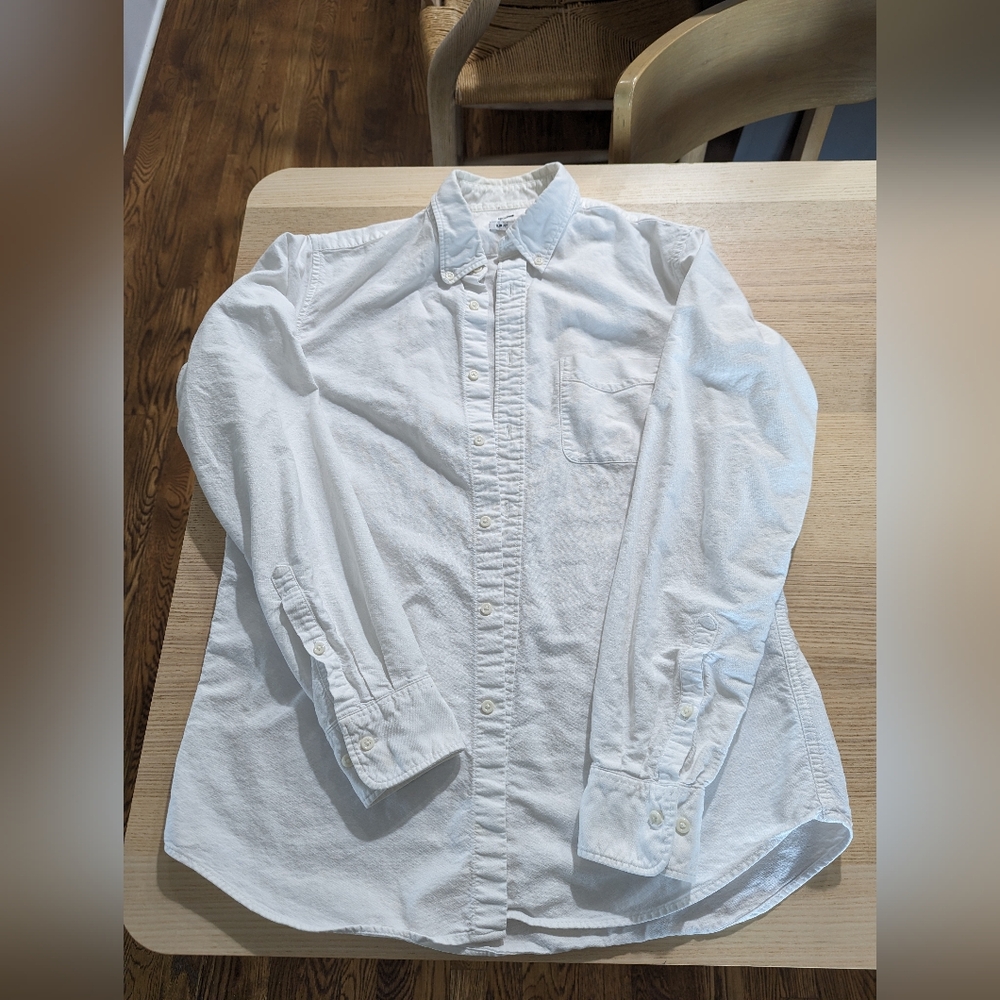 White Uniqlo Button Down Shirt